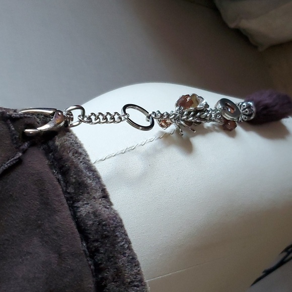 EUC Vintage Betsey Johnson Reversible Sheepskin Vest with Keychain Intact - Picture 6 of 14